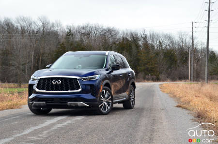 Infiniti QX60 2022, sur la route